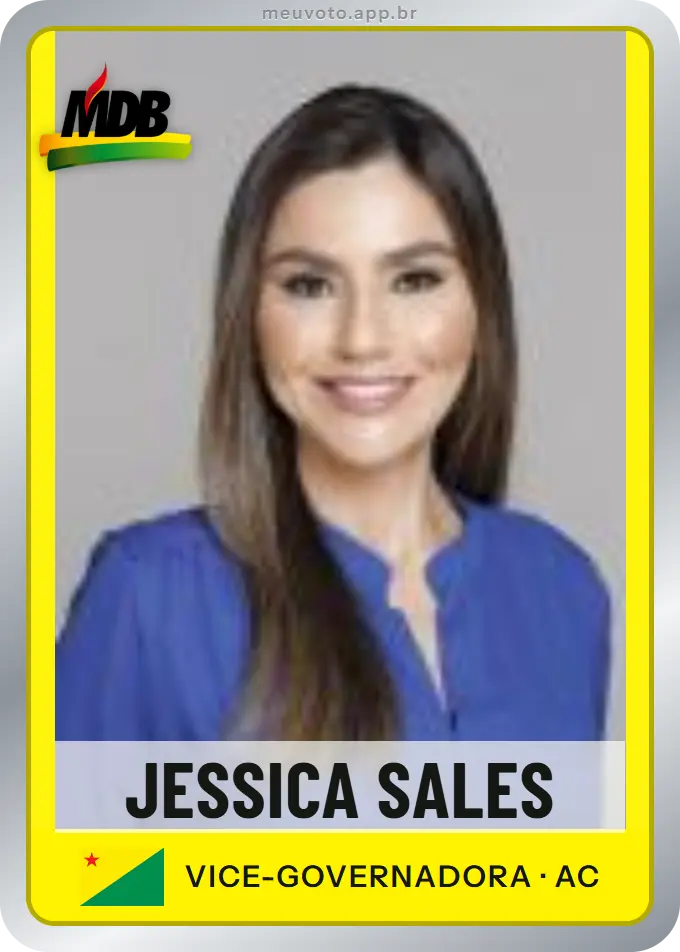 Carta de Jessica Sales, MDB