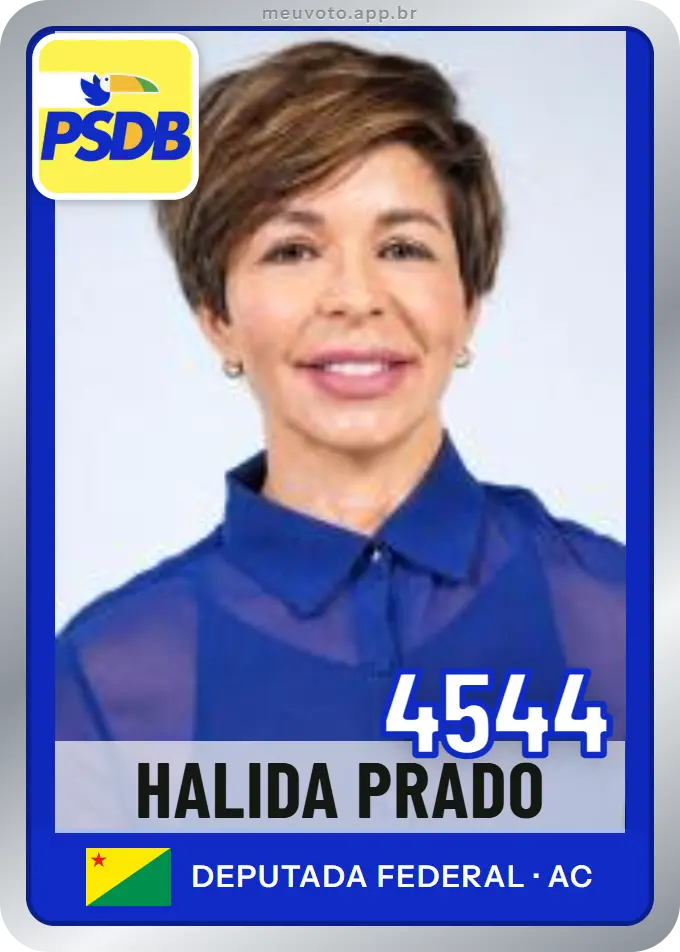 Carta de Halida Prado, número 4544, PSDB