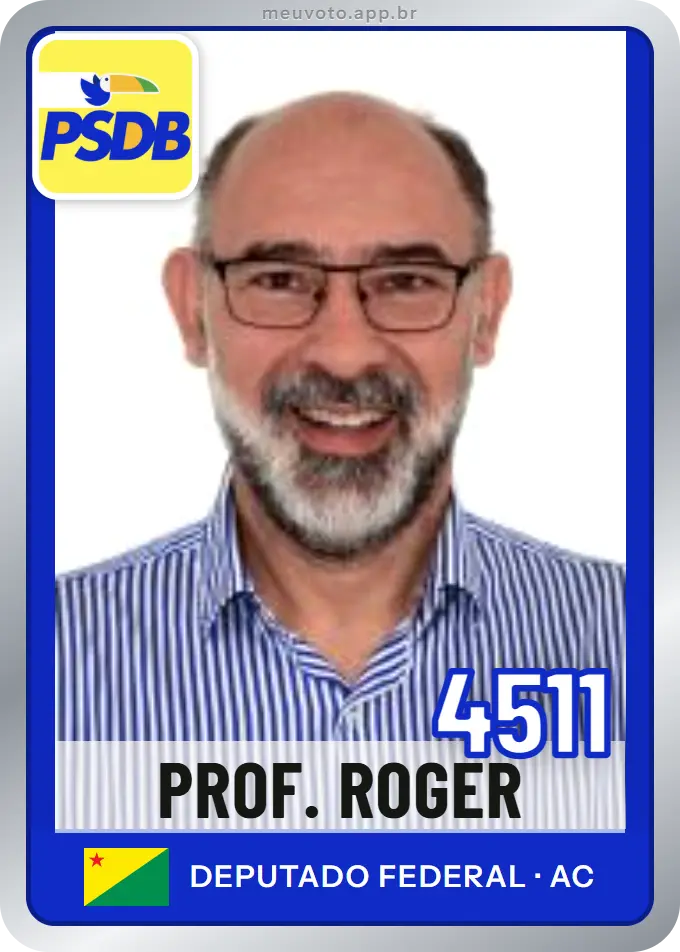 Carta de Prof. Roger, número 4511, PSDB