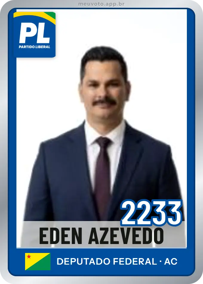 Carta de Eden Azevedo, número 2233, PL