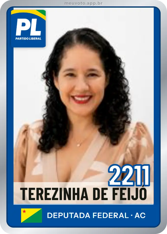Carta de Terezinha de Feijó, número 2211, PL