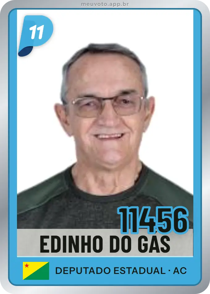 Carta de Edinho do Gás, número 11456, PP