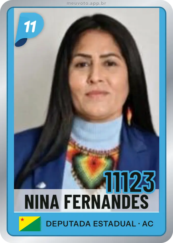 Carta de Nina Fernandes, número 11123, PP
