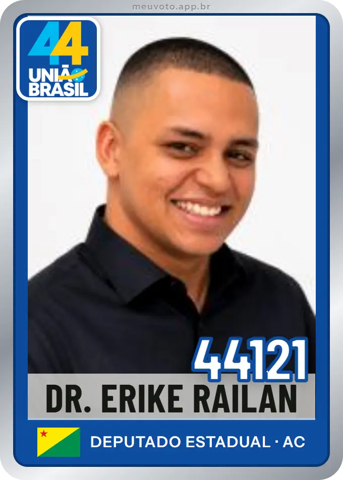 Carta de Dr. Erike Railan, número 44121, União