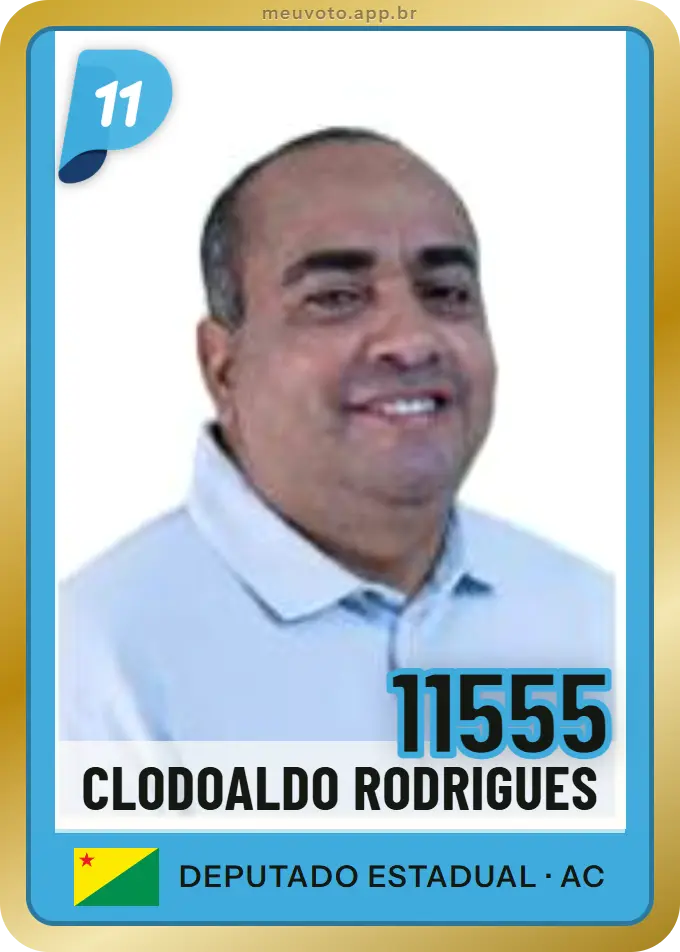 Carta de Clodoaldo Rodrigues, número 11555, PP