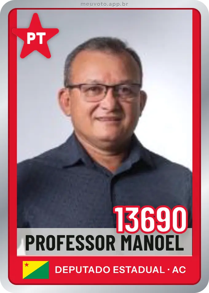 Carta de Professor Manoel, número 13690, PT