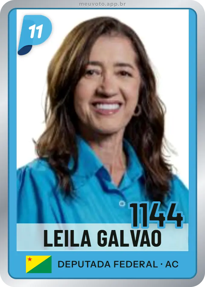 Carta de Leila Galvão, número 1144, PP