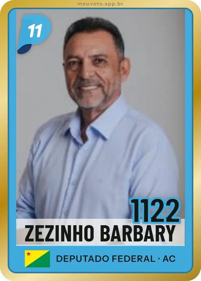 Carta de Zezinho Barbary, número 1122, PP