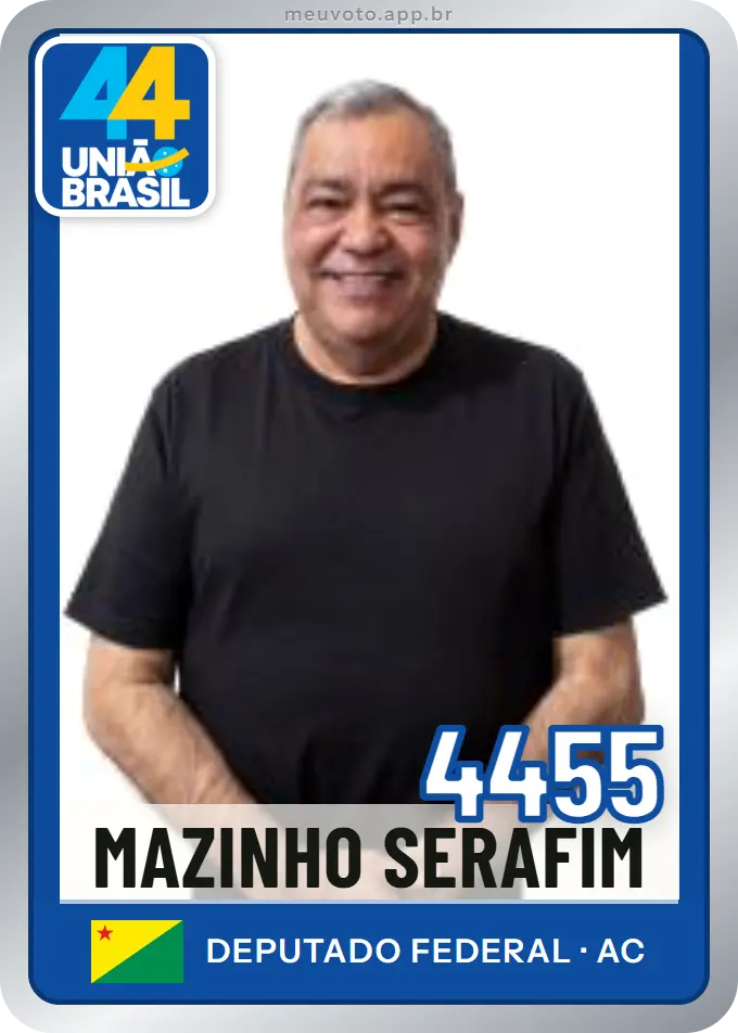 Carta de Mazinho Serafim, número 4455, União