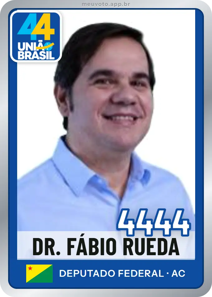 Carta de Dr. Fábio Rueda, número 4444, União