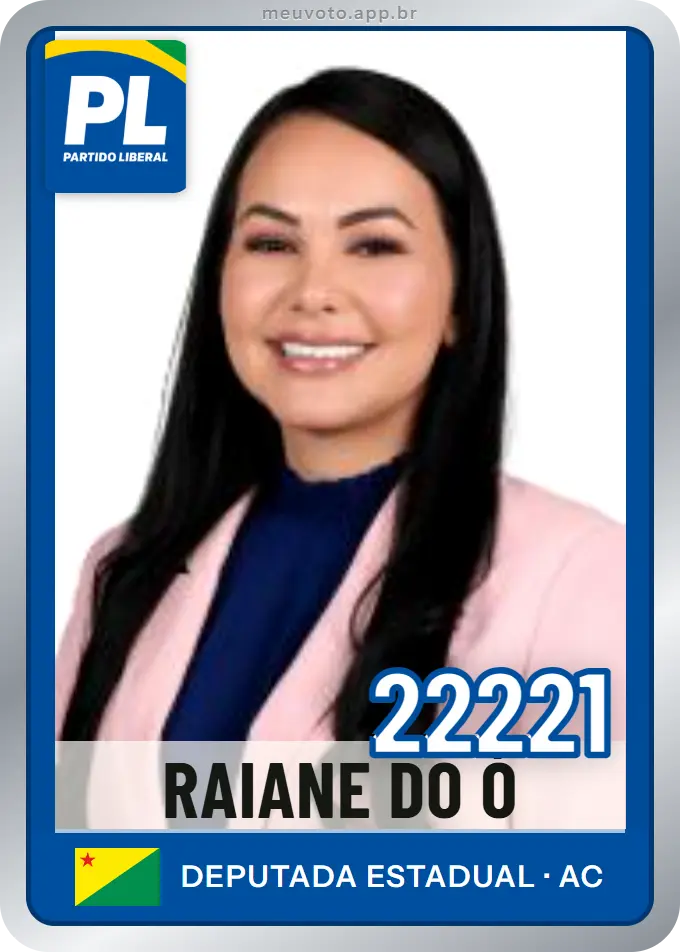 Carta de Raiane do Ó, número 22221, PL