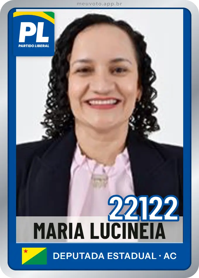 Carta de Maria Lucinéia, número 22122, PL