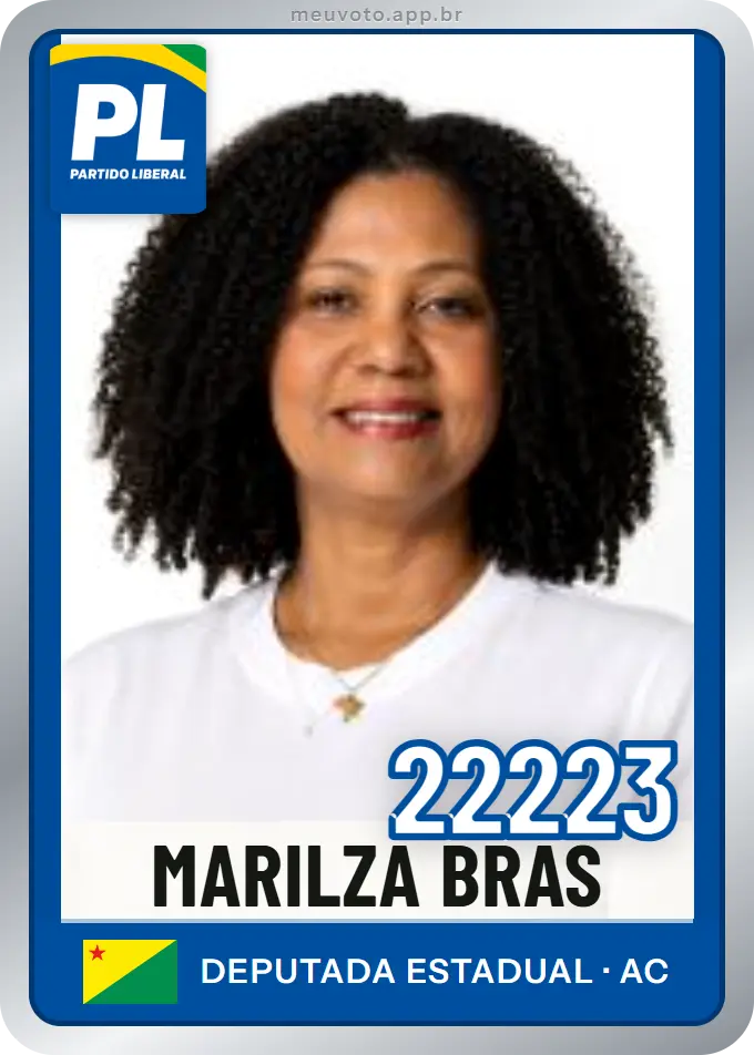 Carta de Marilza Brás, número 22223, PL
