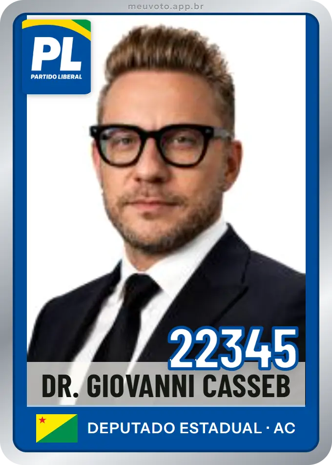 Carta de Dr. Giovanni Casseb, número 22345, PL