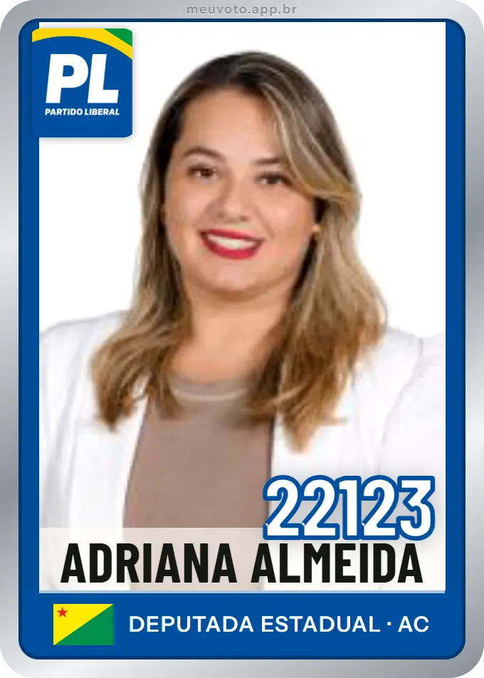 Carta de Adriana Almeida, número 22123, PL