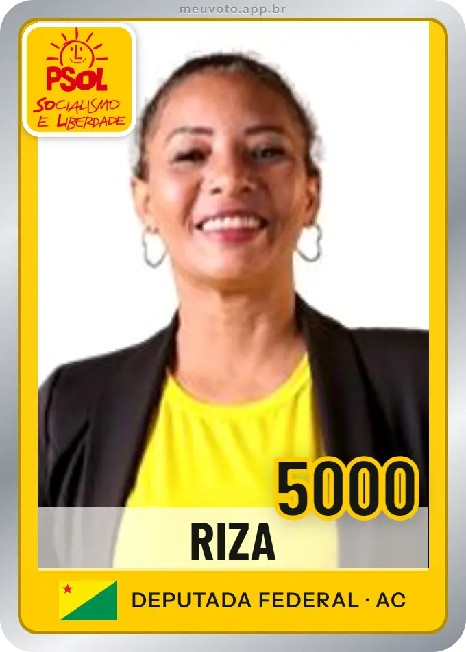 Carta de Riza, número 5000, PSOL