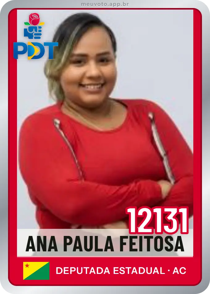 Carta de Ana Paula Feitosa, número 12131, PDT