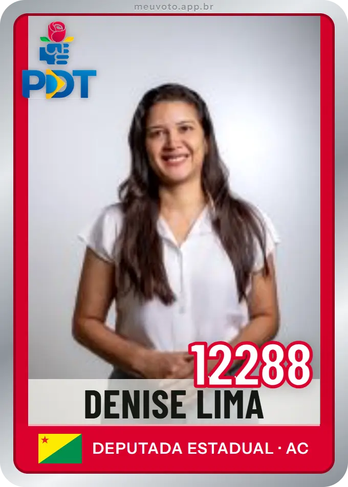 Carta de Denise Lima, número 12288, PDT