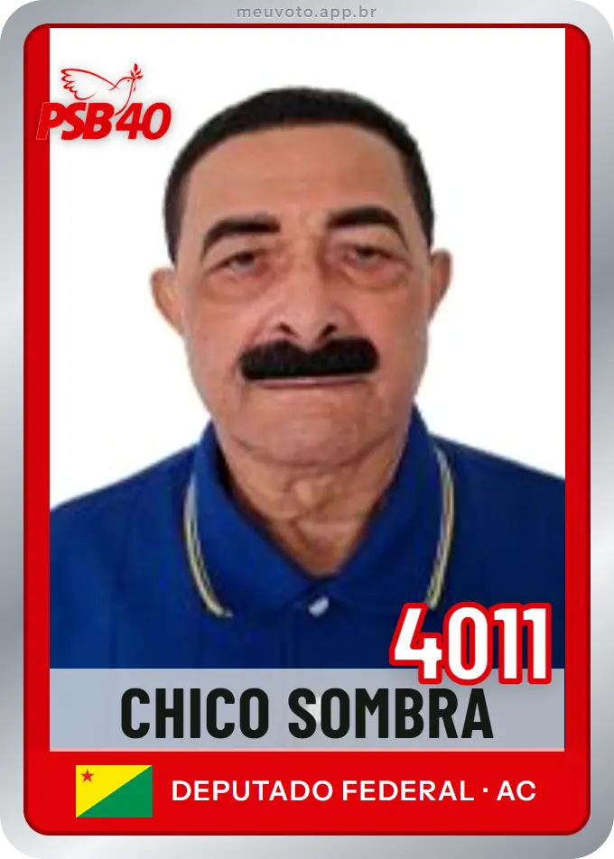 Carta de Chico Sombra, número 4011, PSB