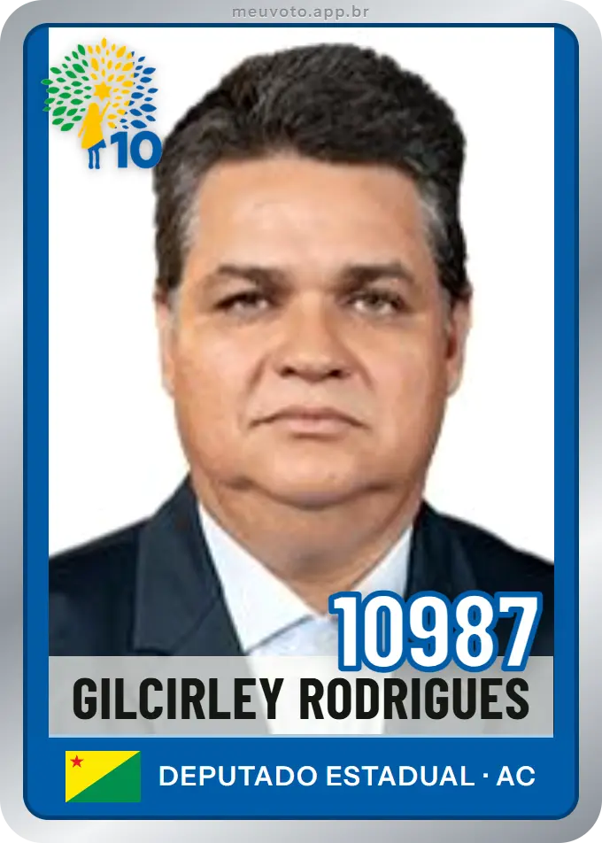 Carta de Gilcirley Rodrigues, número 10987, Republicanos