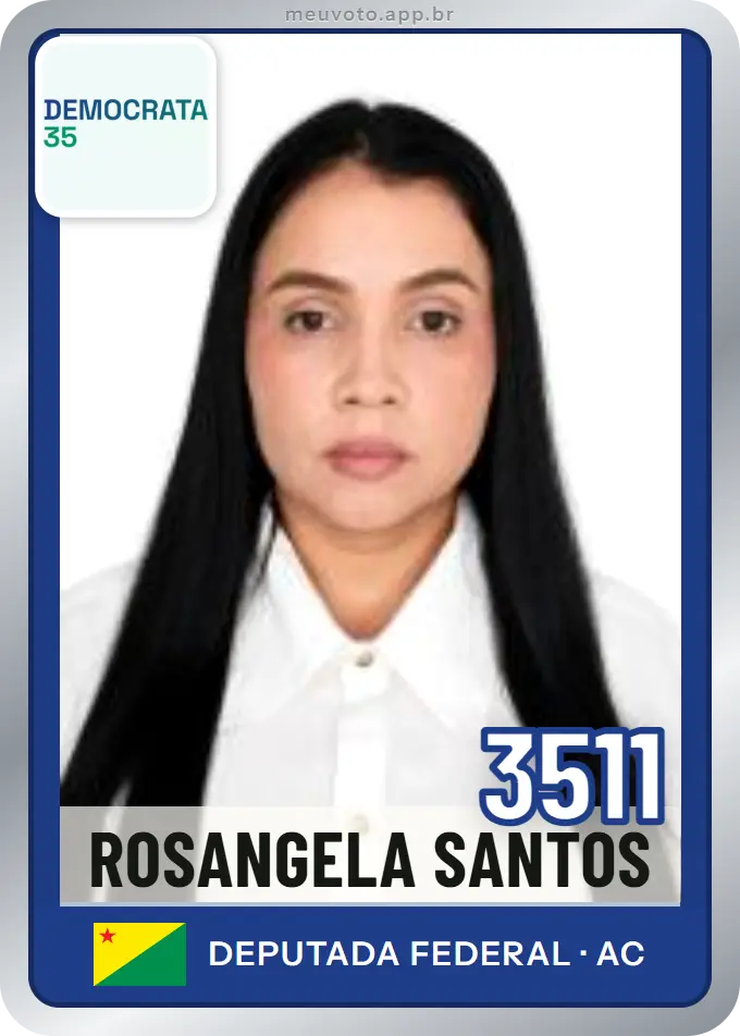 Carta de Rosangela Santos, número 3511, Democrata