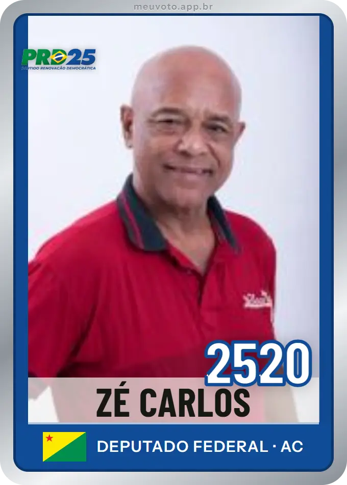 Carta de Zé Carlos, número 2520, PRD