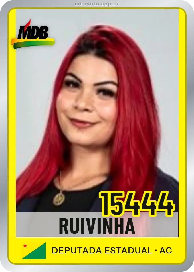Carta de Ruivinha, número 15444, MDB