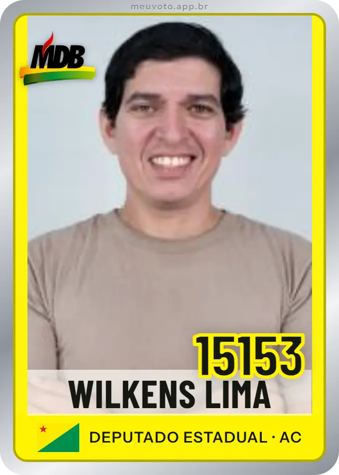 Carta de Wilkens Lima, número 15153, MDB