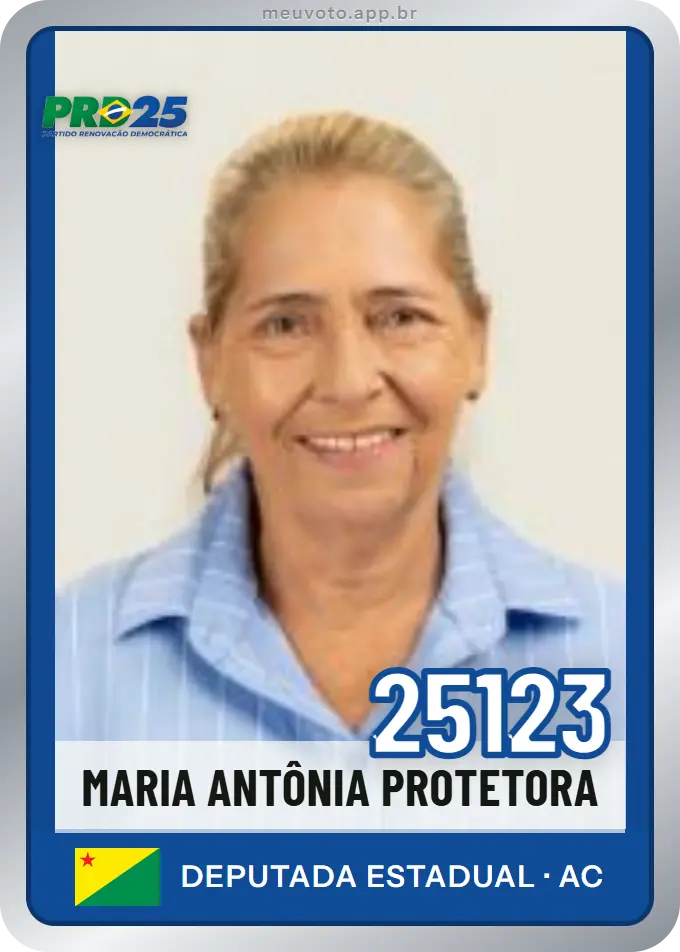 Carta de Maria Antônia Protetora, número 25123, PRD