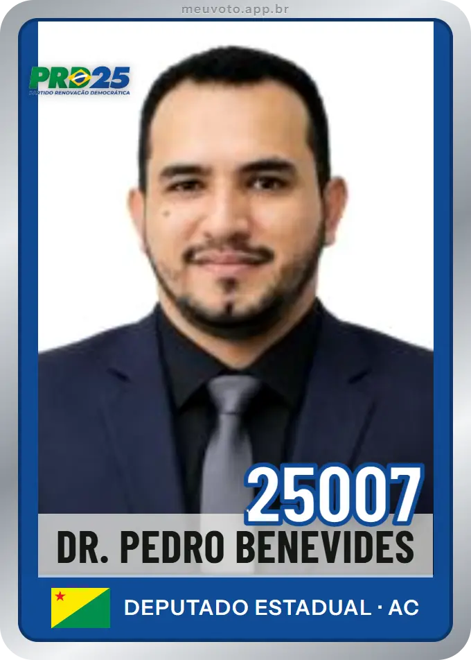 Carta de Dr. Pedro Benevides, número 25007, PRD
