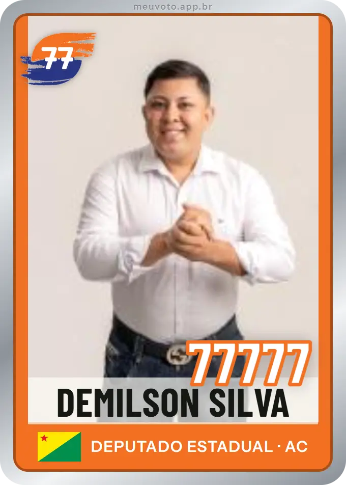 Carta de Demilson Silva, número 77777, Solidariedade