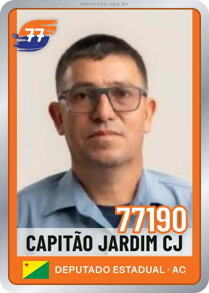 Carta de Capitão Jardim Cj, número 77190, Solidariedade