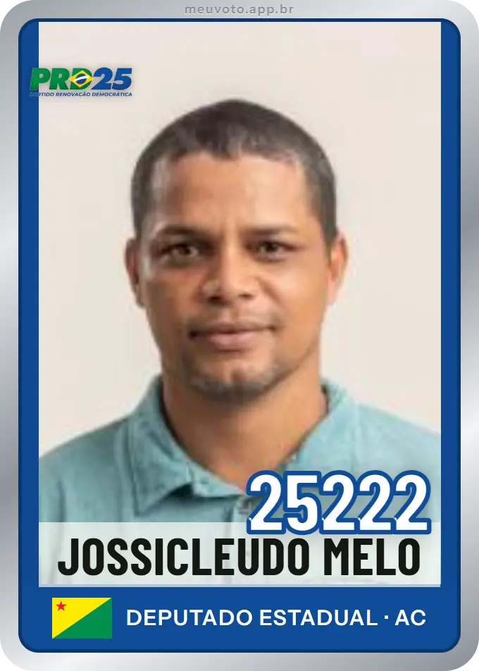Carta de Jossicleudo Melo, número 25222, PRD