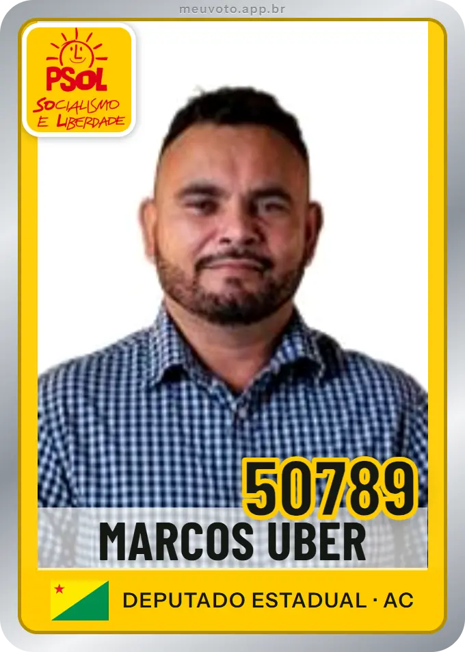Carta de Marcos Uber, número 50789, PSOL