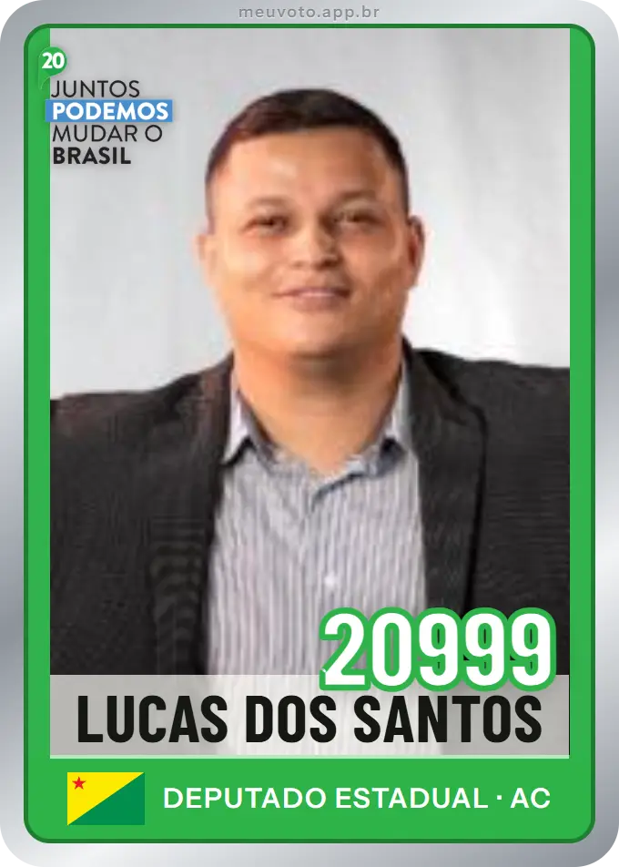 Carta de Lucas dos Santos, número 20999, Podemos