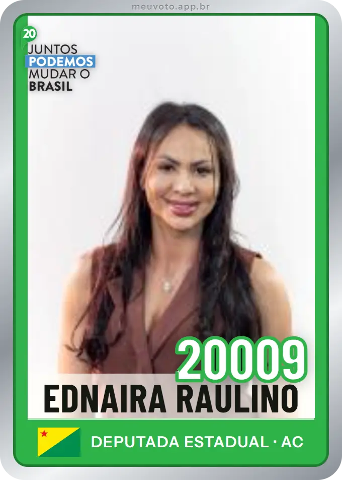 Carta de Ednaira Raulino, número 20009, Podemos