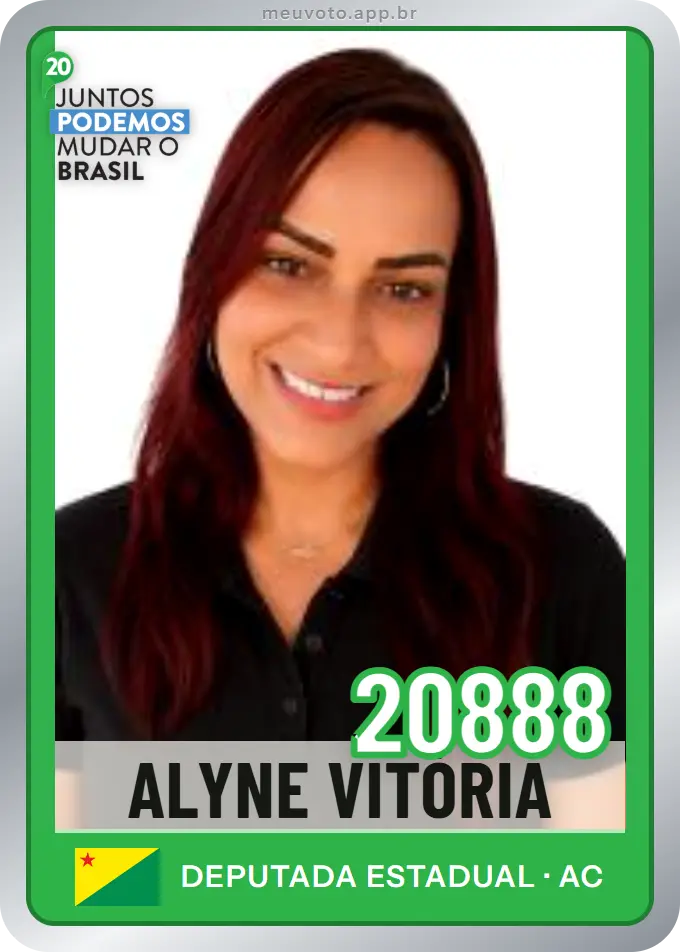 Carta de Alyne Vitória, número 20888, Podemos