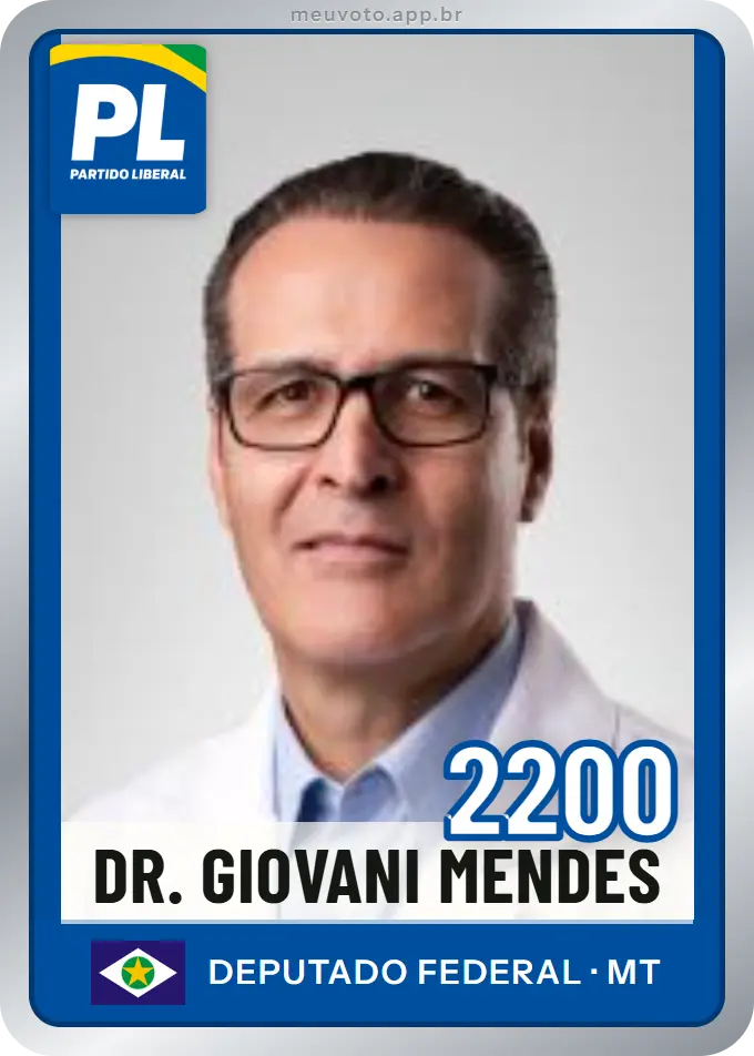 Carta de Dr. Giovani Mendes, número 2200, PL
