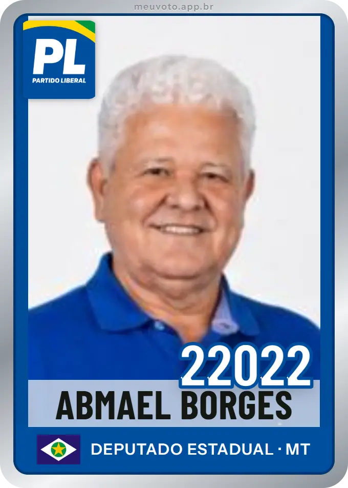Carta de Abmael Borges, número 22022, PL