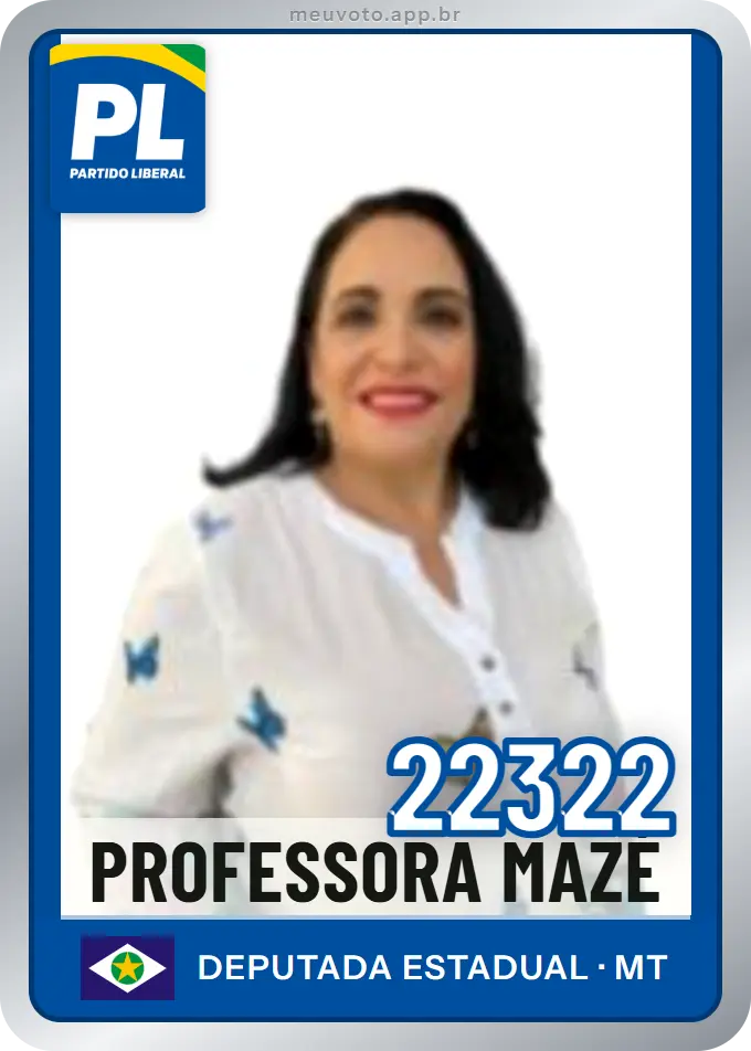 Carta de Professora Mazé, número 22322, PL