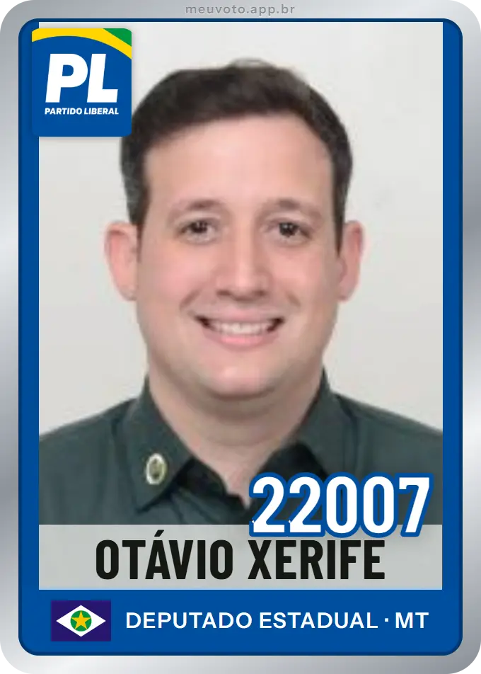 Carta de Otávio Xerife, número 22007, PL
