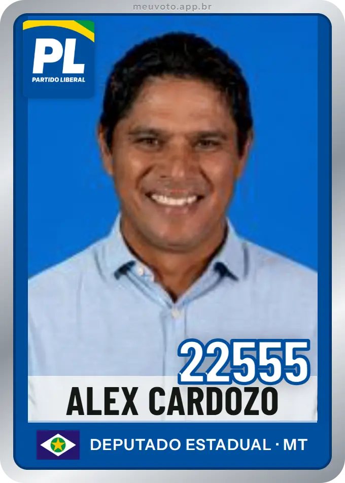 Carta de Alex Cardozo, número 22555, PL
