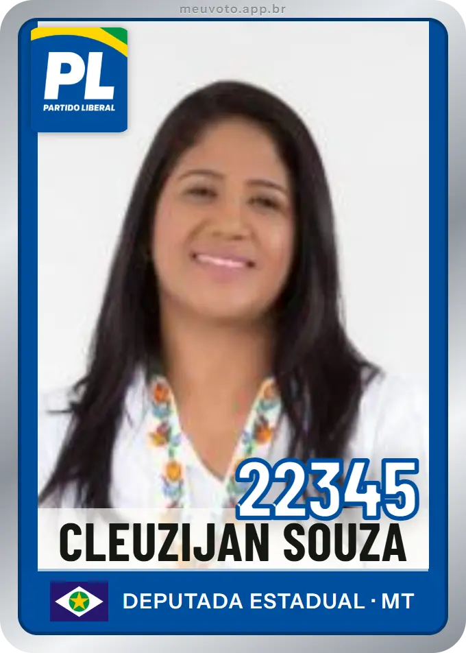 Carta de Cleuzijan Souza, número 22345, PL