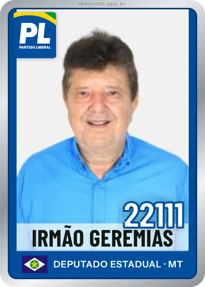 Carta de Irmão Geremias, número 22111, PL