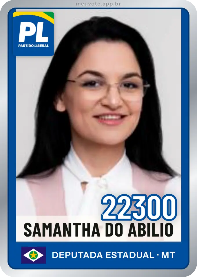 Carta de Samantha do Abilio, número 22300, PL