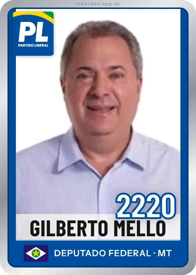 Carta de Gilberto Mello, número 2220, PL