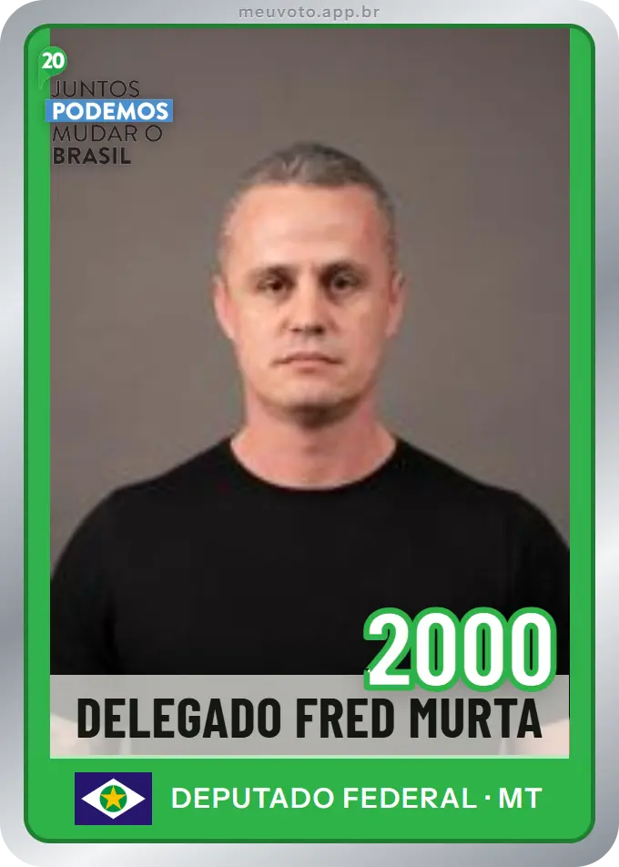 Carta de Delegado Fred Murta, número 2000, Podemos