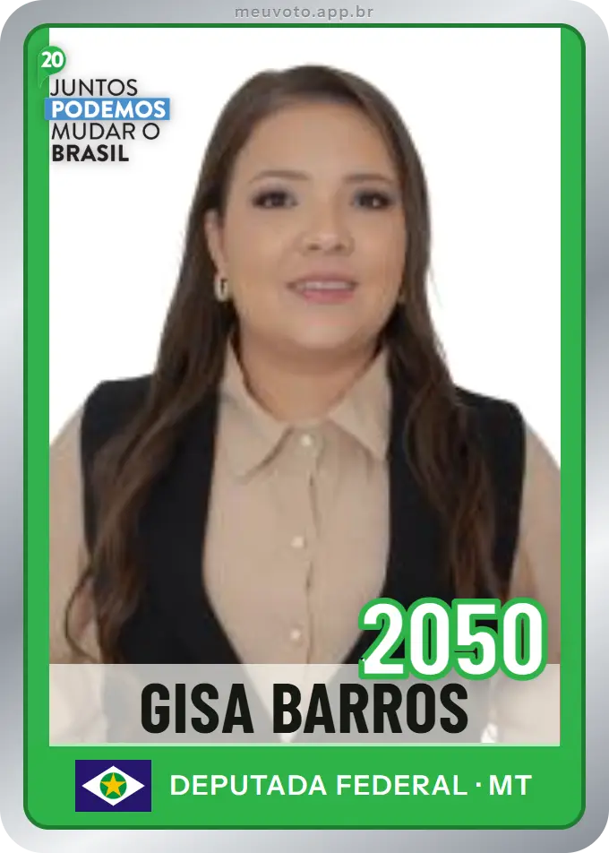 Carta de Gisa Barros, número 2050, Podemos