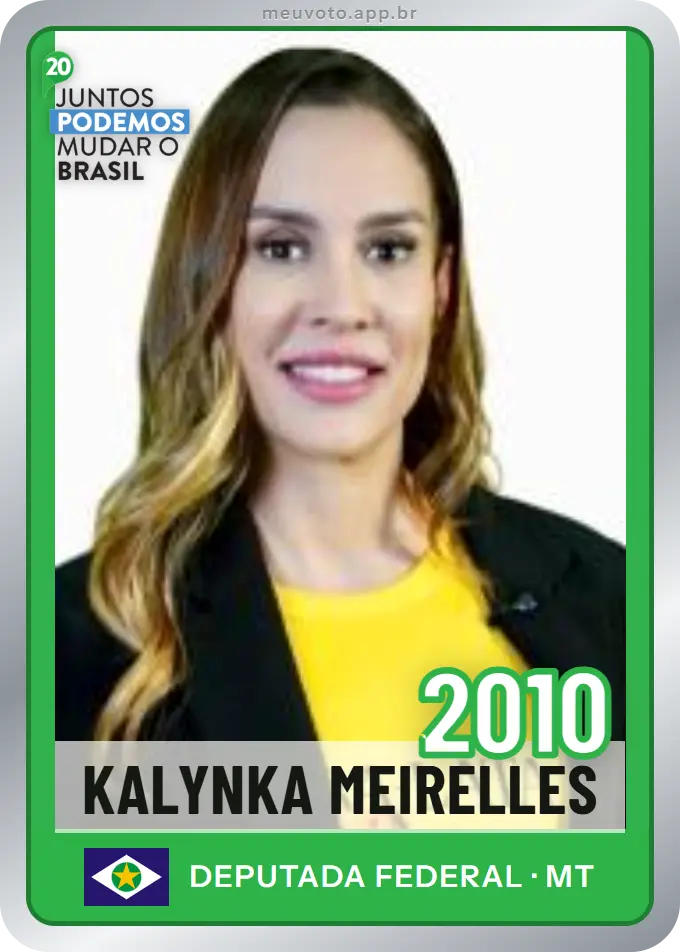Carta de Kalynka Meirelles, número 2010, Podemos