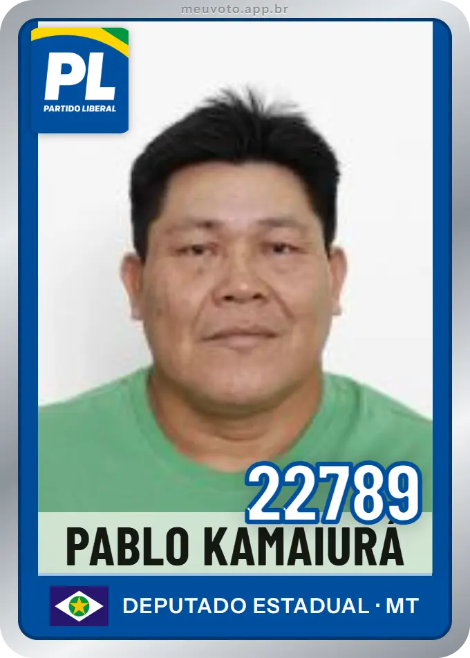 Carta de Pablo Kamaiurá, número 22789, PL